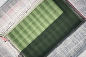 サッカーのコート、フィールド、ピッチ、グラウンド