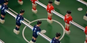 サッカーのフォーメーション（陣形）のイメージ画像
