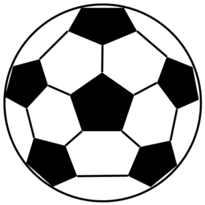 サッカーボールのフリー素材、イラスト、画像、サイズ：600×600